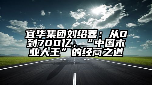 宜华集团刘绍喜：从0到700亿，“中国木业大王”的经商之道